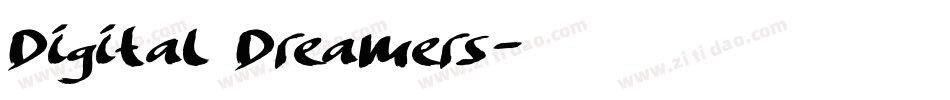 Digital Dreamers字体转换